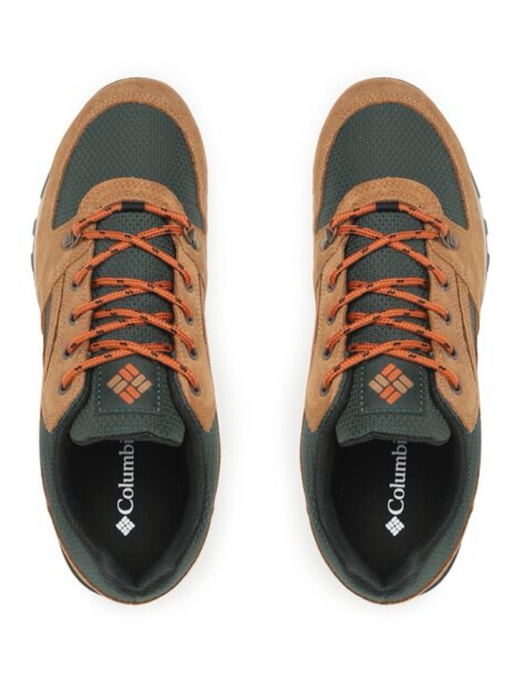 Columbia Men's Dark Green and Tan Outdoor Trail Shoes - Picture 1 of 4